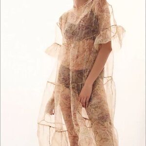 NWT Anthropologie Sheer Dress